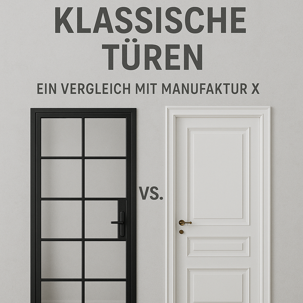 Lofttür vs klassische Tür | Manufakturx.de 🛠️ Lofttür vs. klassische Tür