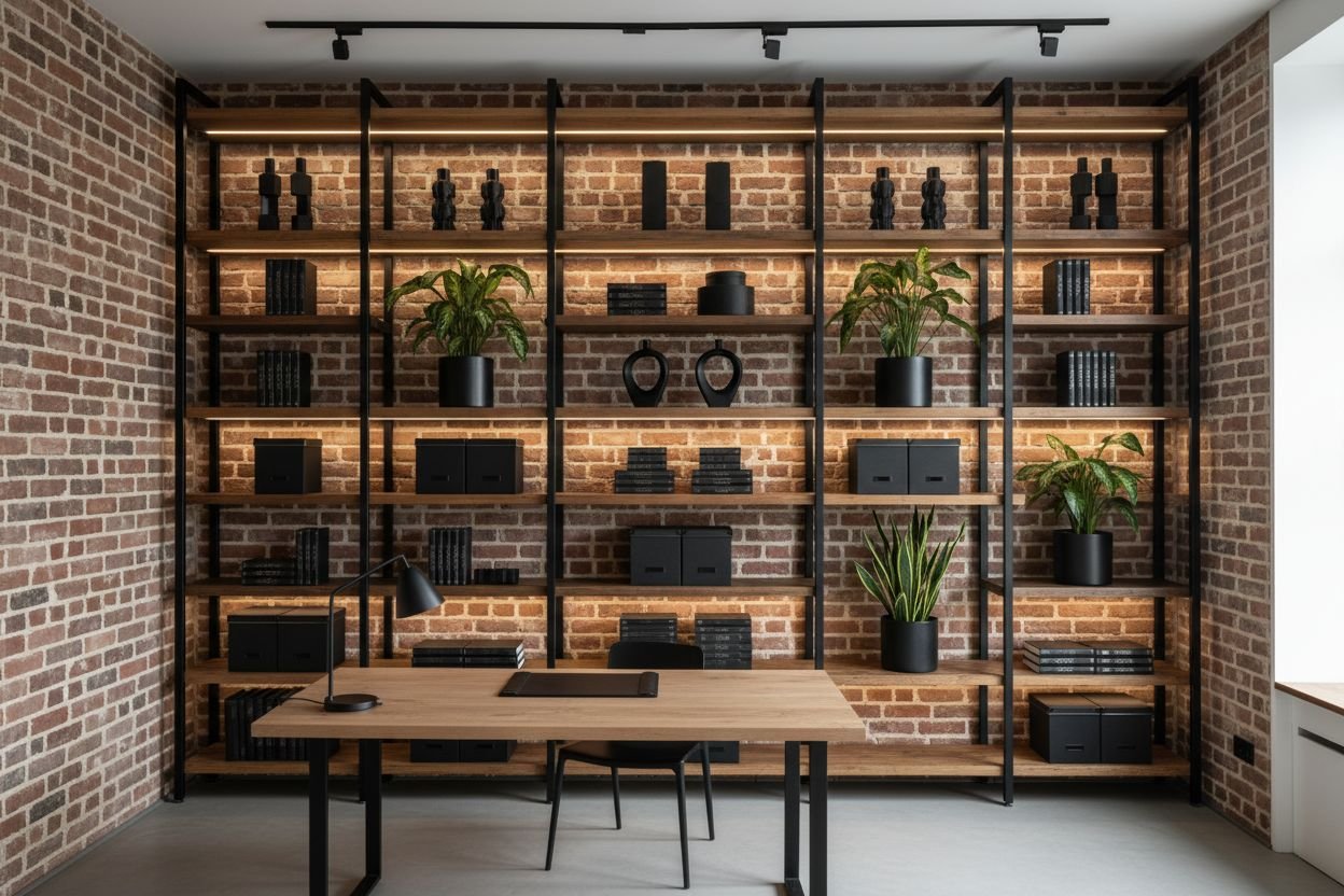 maßgefertigtes industrielles Regal